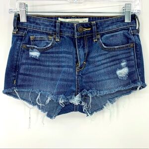 Abercrombie cutoff jean shorts